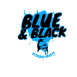 Blue And Black Design